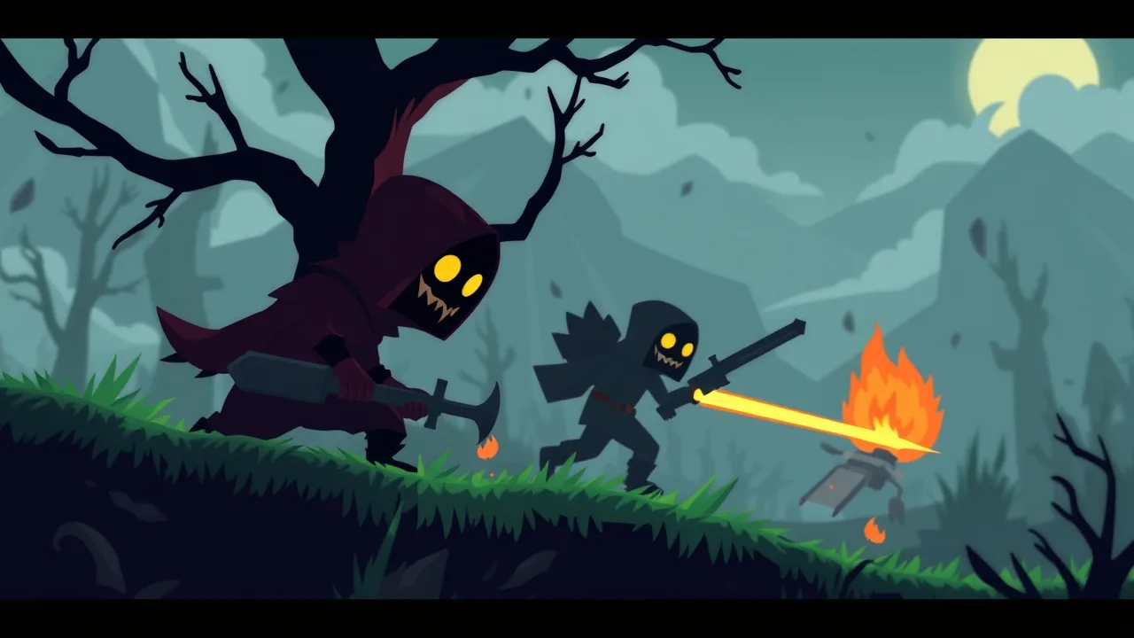 Exploring the Sprunki Hide Monster Hunt gameplay image