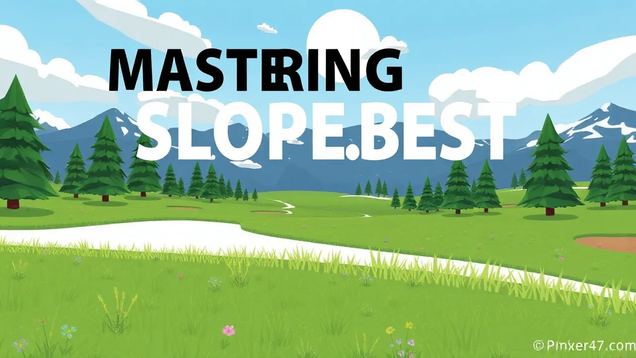 Mastering Slope.best Unblocked: Essential Tips for High Scores image