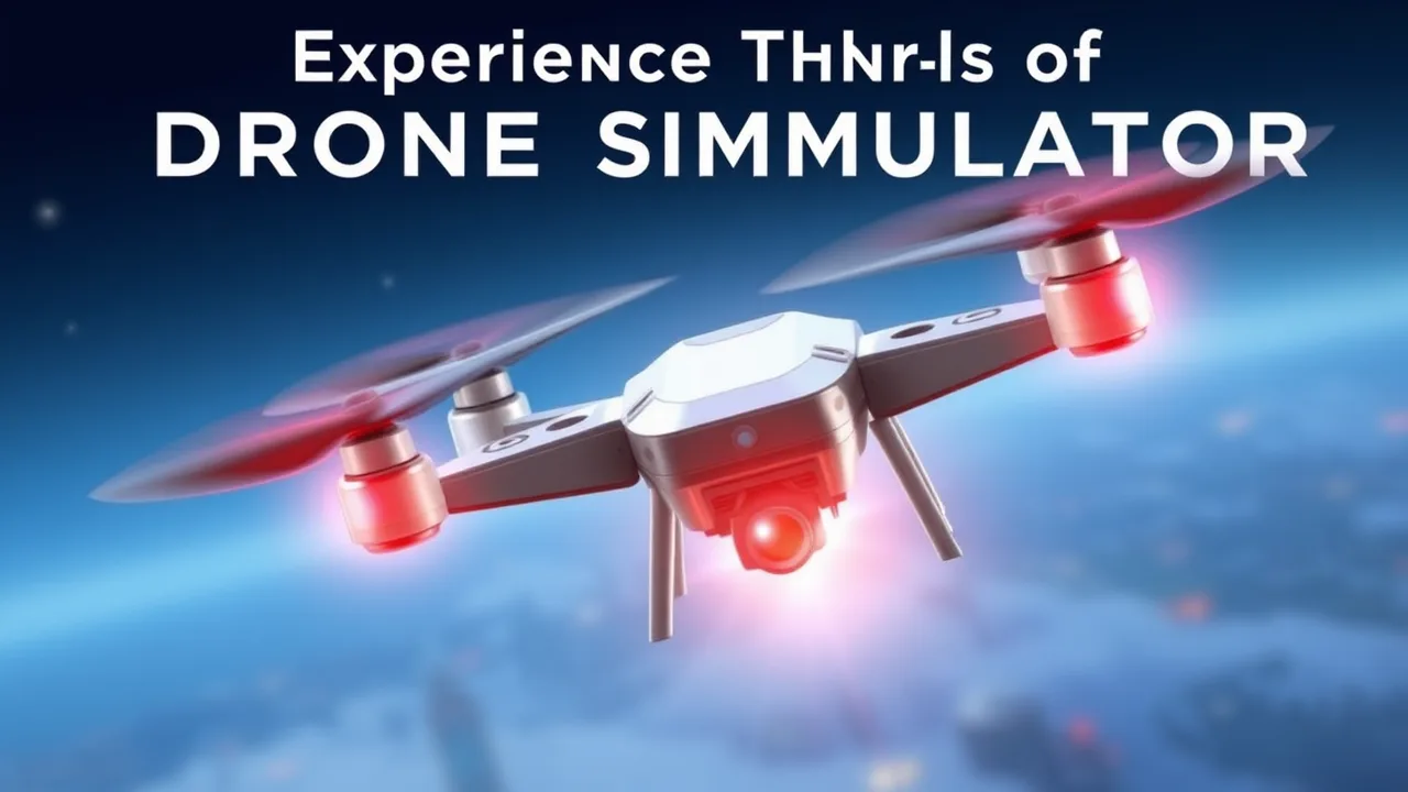 Experience the Thrill of Drone Simulator on CrazyGames image