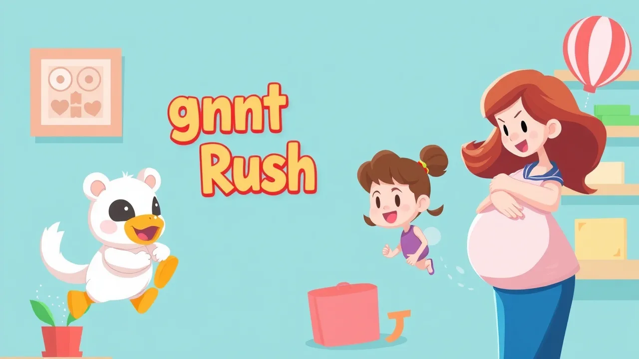 Experience the Thrill of Pregnant Rush Gameplay image