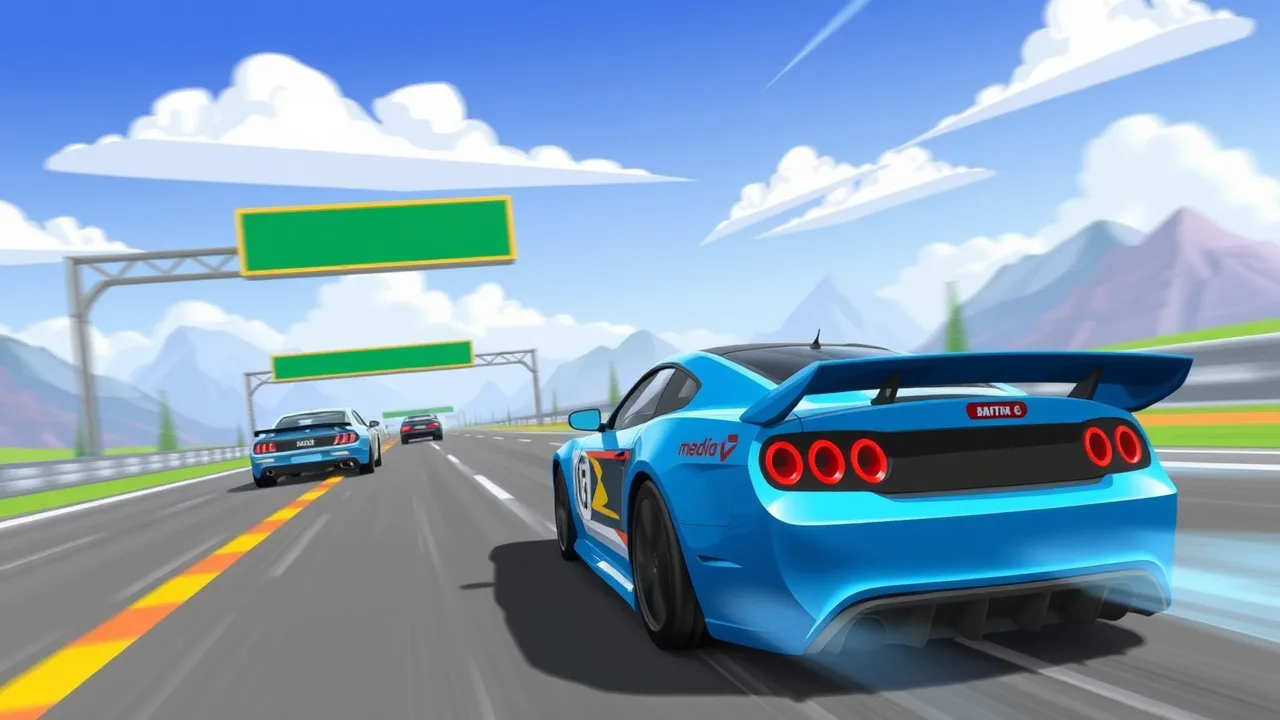 Experience the Thrill of Highway Racer Unblocked Crazy Games image