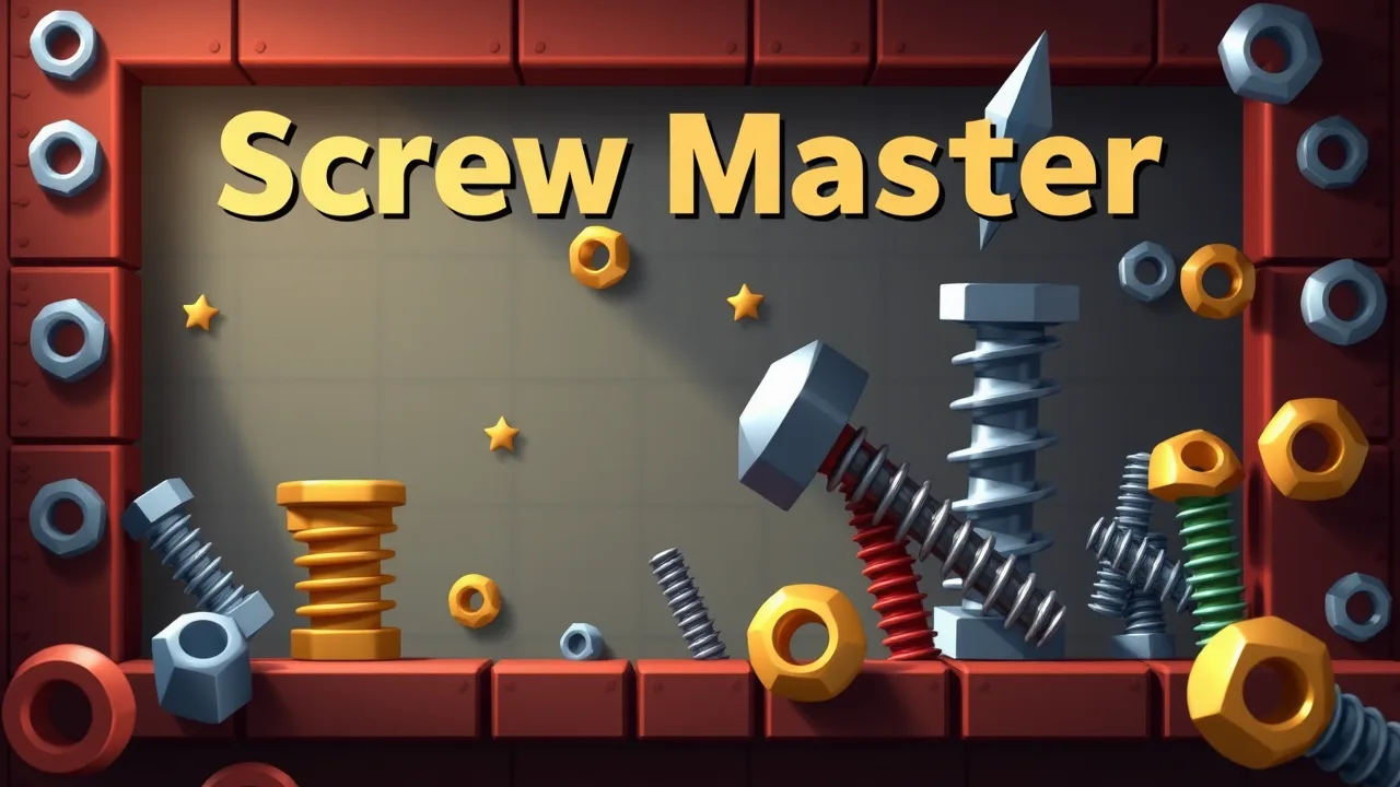 Mastering the Art of Screws in Screw Master Gameplay image