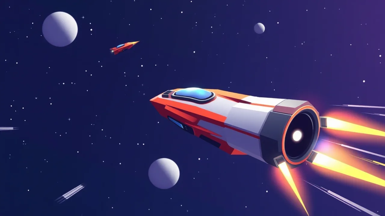 Experience the Thrill of Space Flight Simulator Free Play image