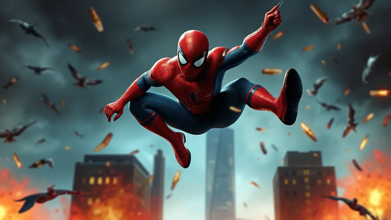 Swinging Through Chaos: Unforgettable Spider Man Crazy Games image