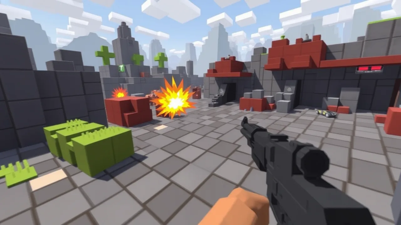 Blockpost free to play unblocked FPS image