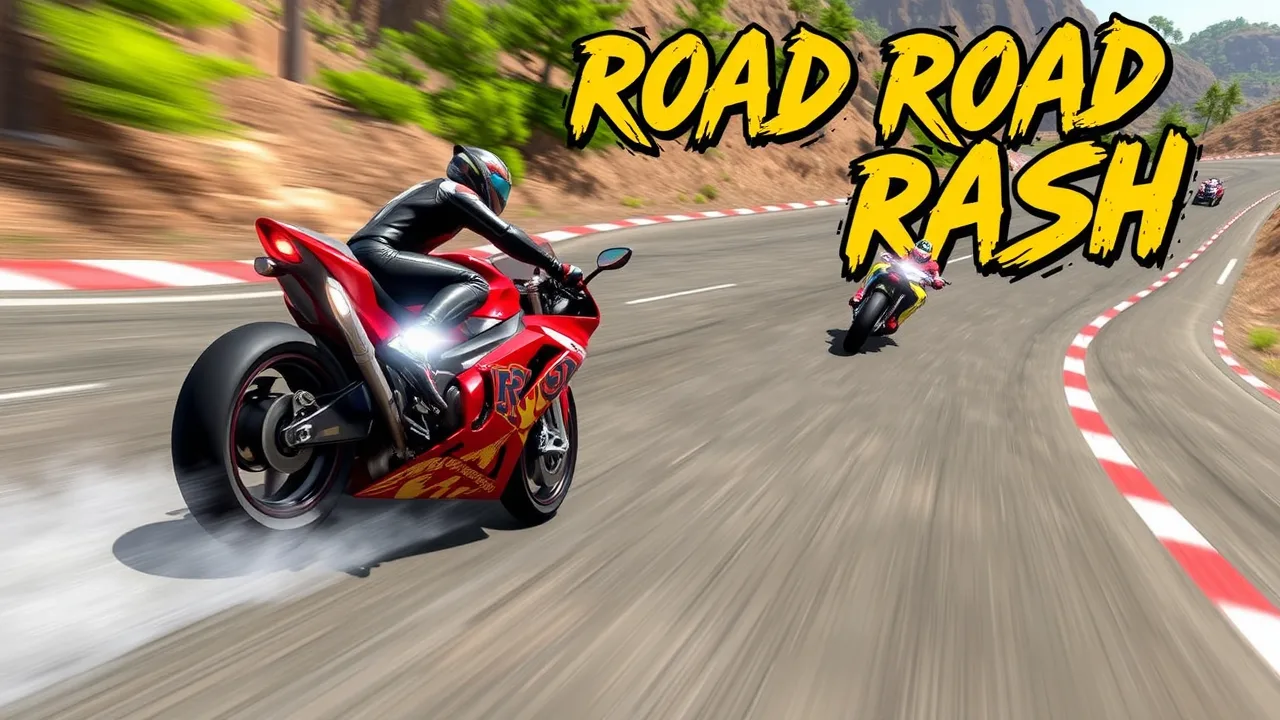 Exciting Moto Road Rash 3D Crazy Games Racing Challenge