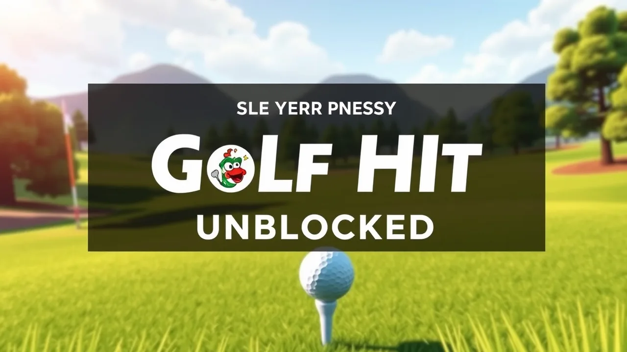 Discover Strategies for Golf Hit Unblocked Mastery