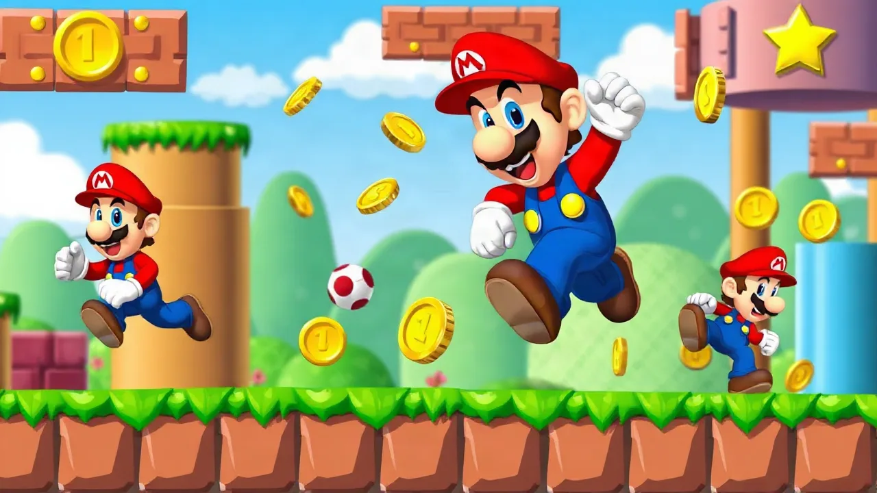 Super Mario Adventures in the Crazy Games World image