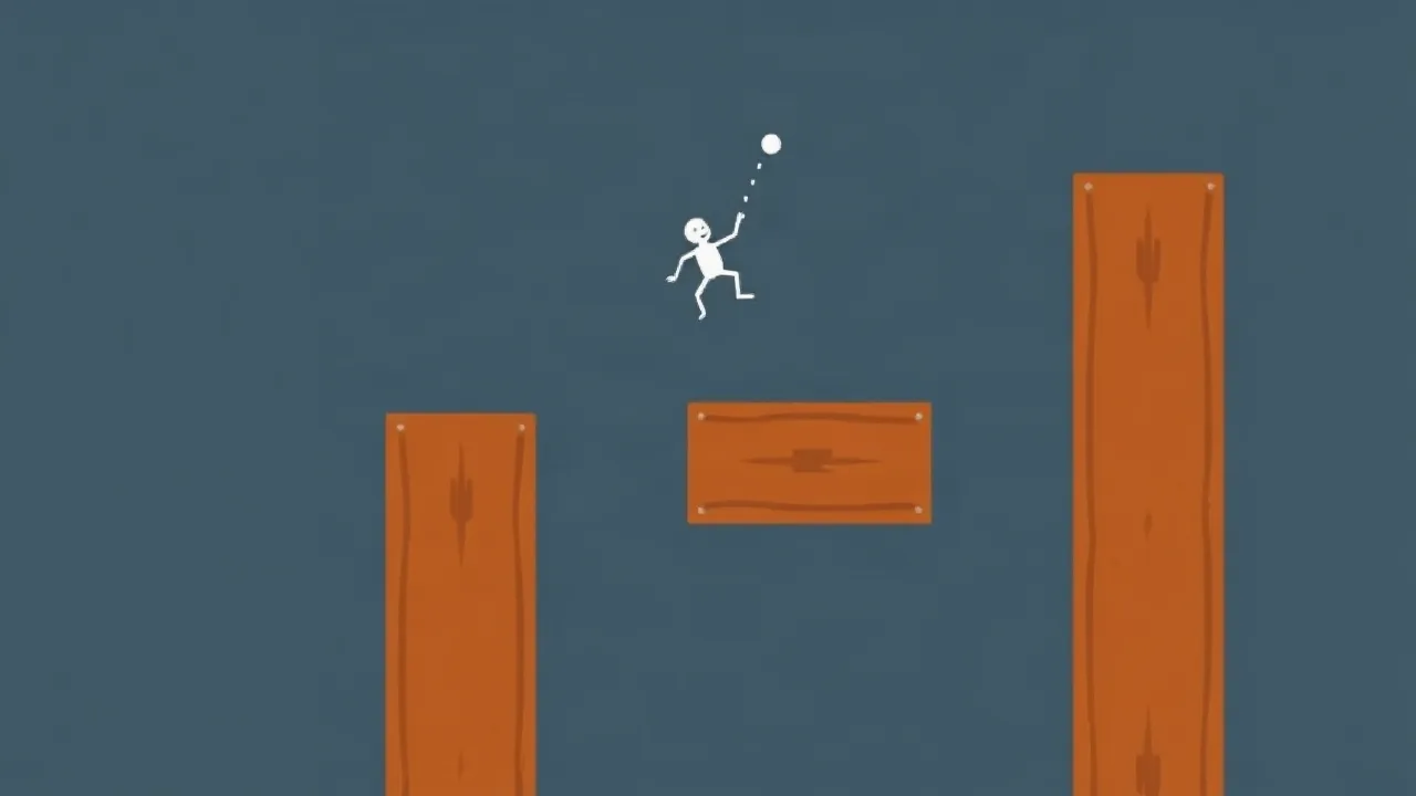 Stickman Falling on CrazyGames: A Physics Playground image