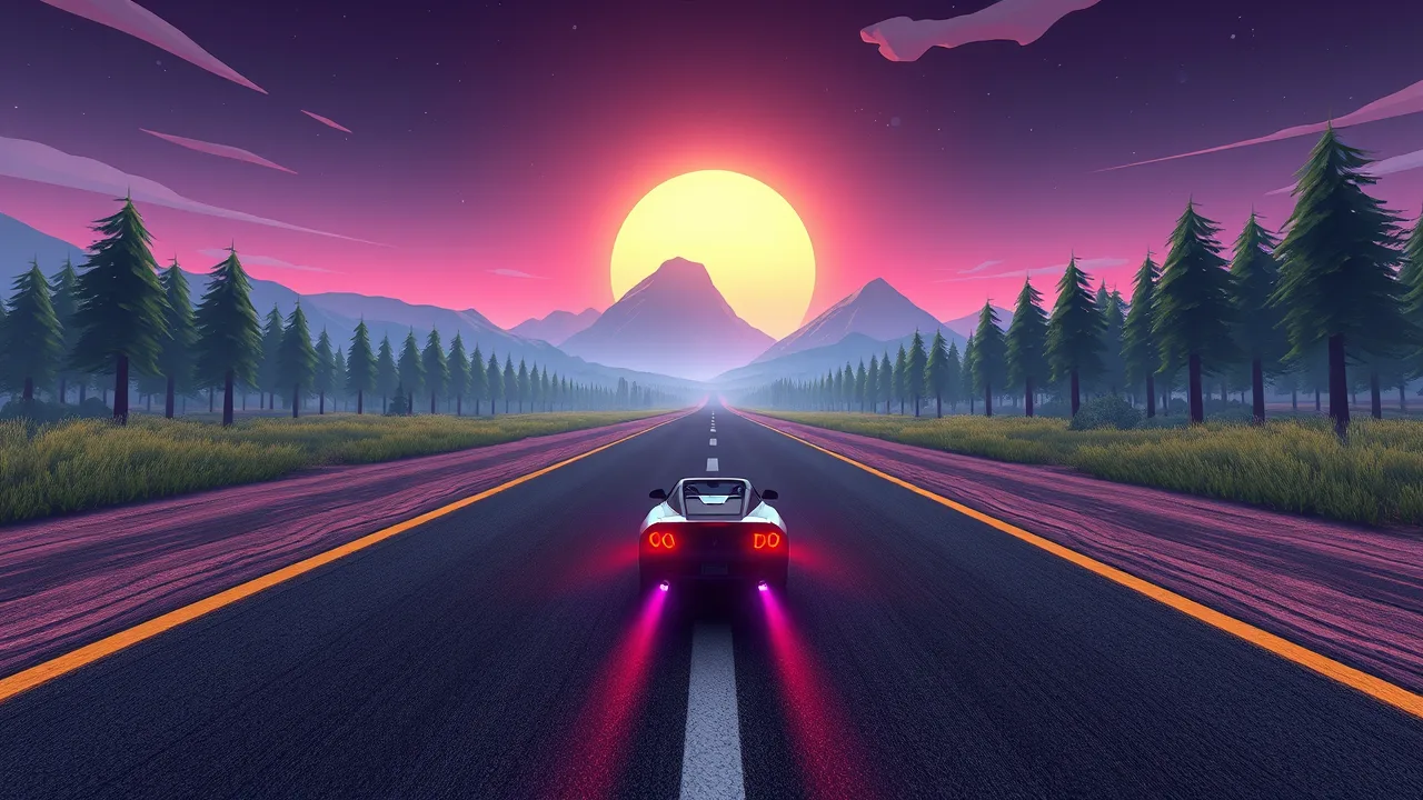 Drive Forever in Slowroads.io: The Ultimate Infinite Journey image