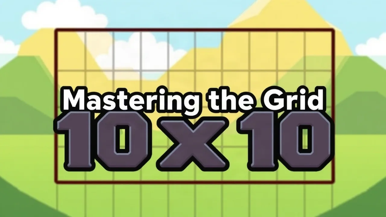 Mastering the Grid in Crazy Games 10x10 image