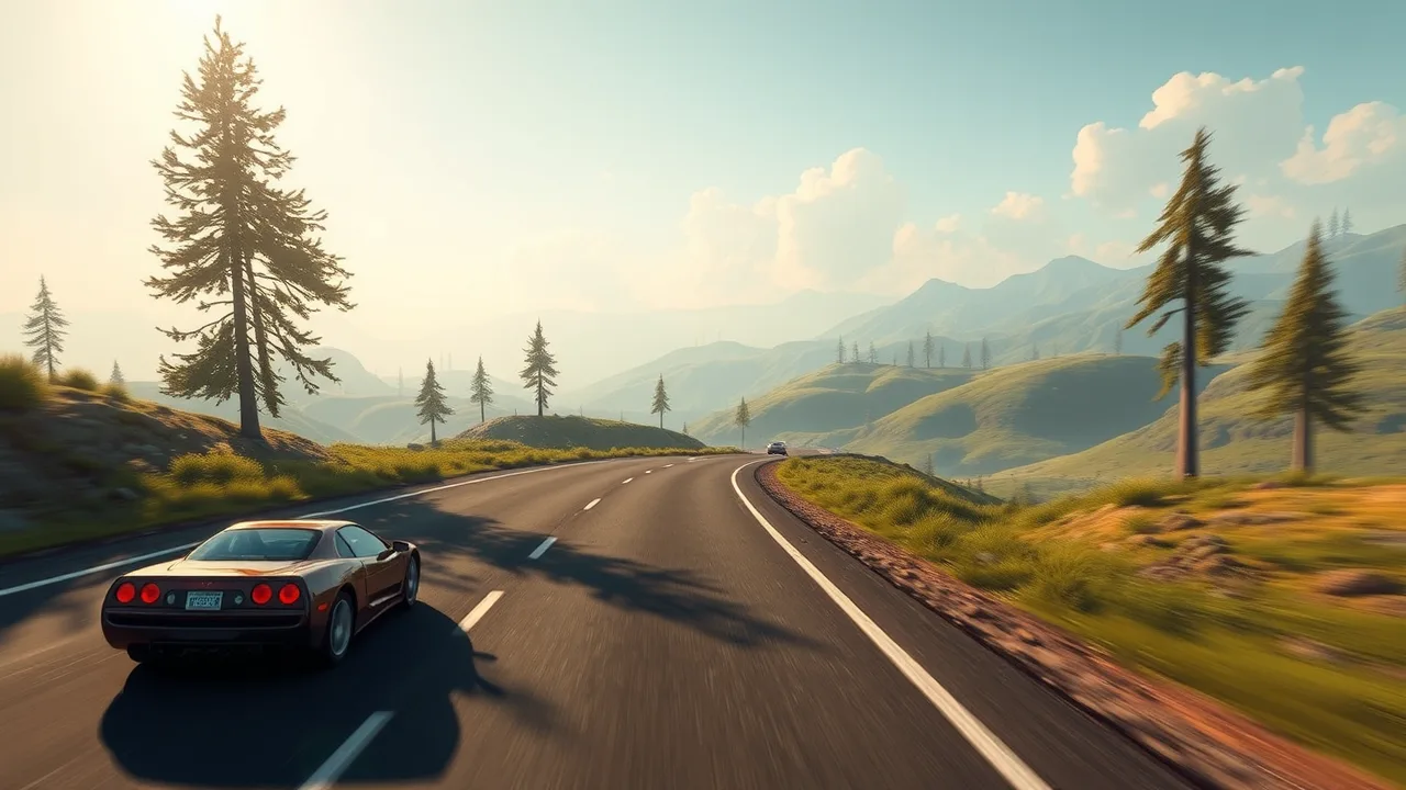 Experience the Endless Horizon in Slow Roads Game