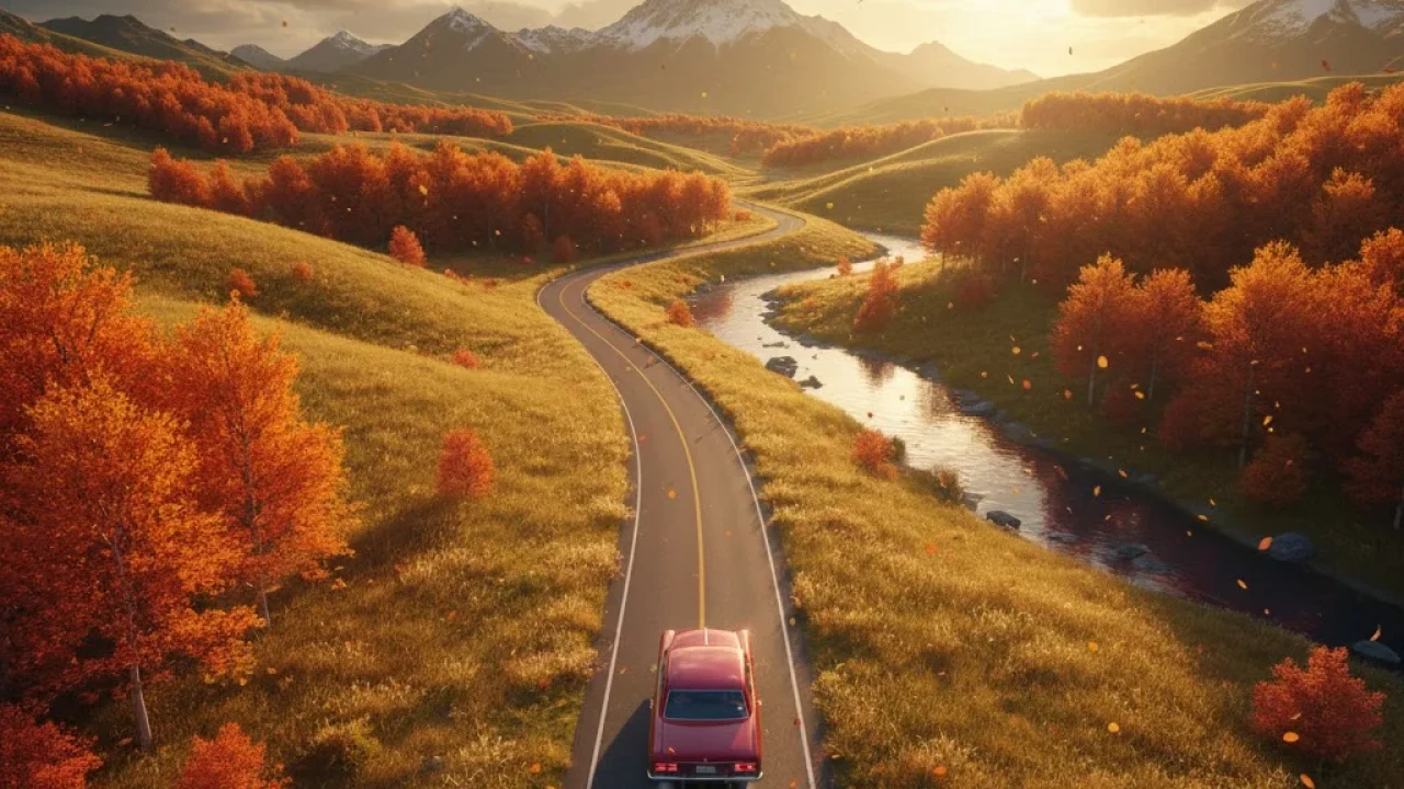 Experience the Endless Journey in slow roads.io
