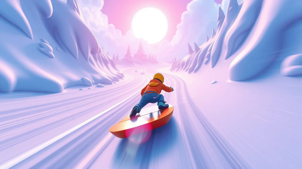 Free to Play Unblocked slope game online image