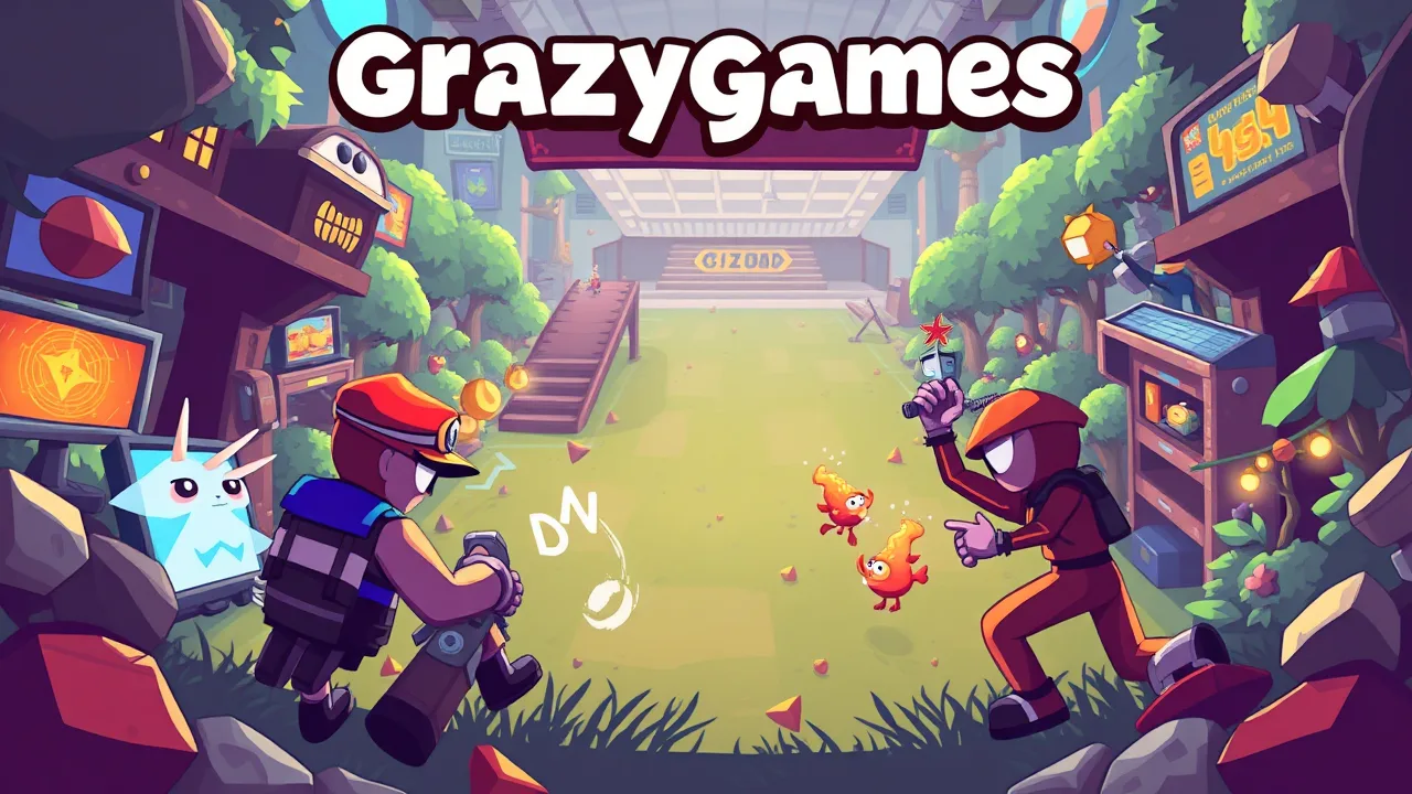 Grazygames: Instant Free Browser Play for School, Work, and Anywhere image