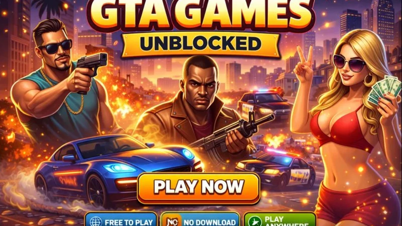GTA Games Unblocked: Play Open-World Style Action Online Free