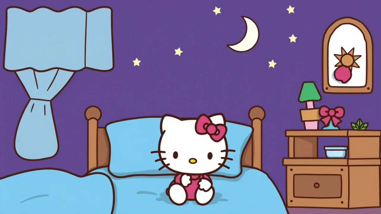 Hello Kitty Adventure Unblocked: Play Hello Kitty Good Night Online Free image