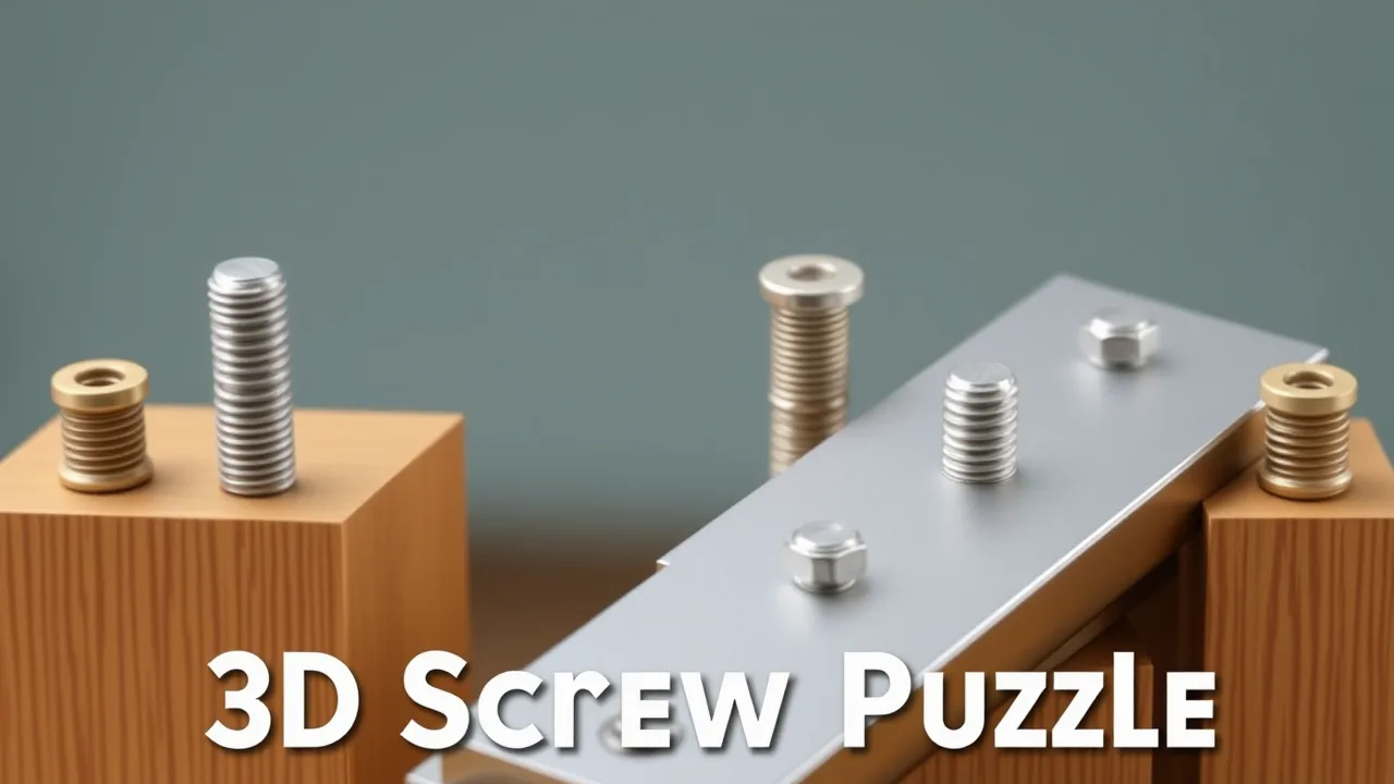 Logic Leverages: The 3D Screw Puzzle Blog