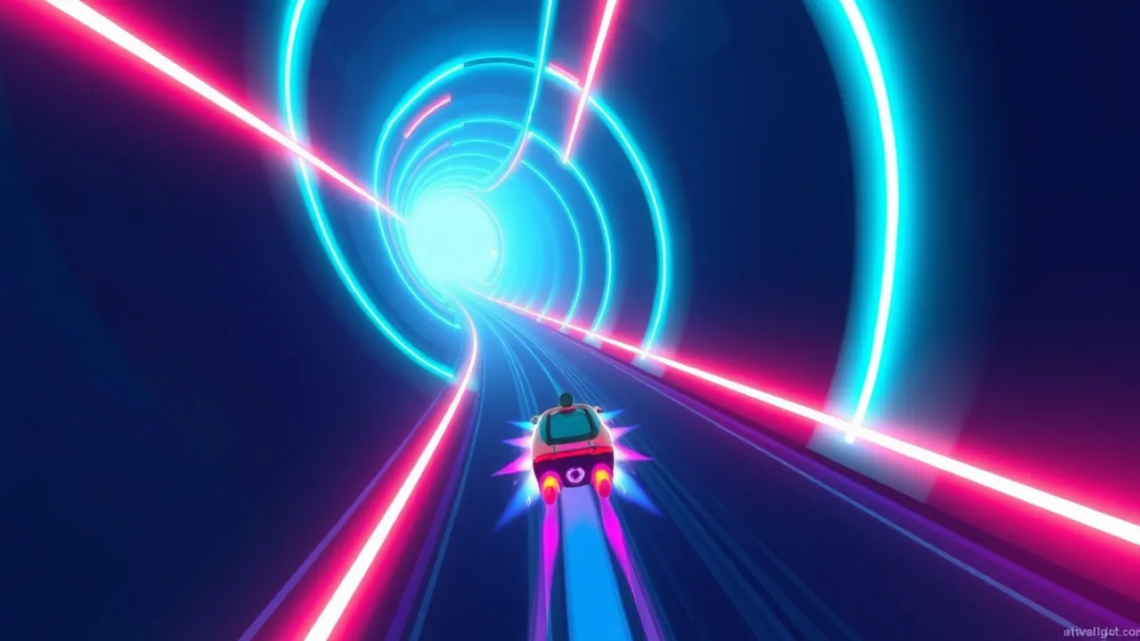 Master the Neon Descent: Slope unblocked gamez Guide image