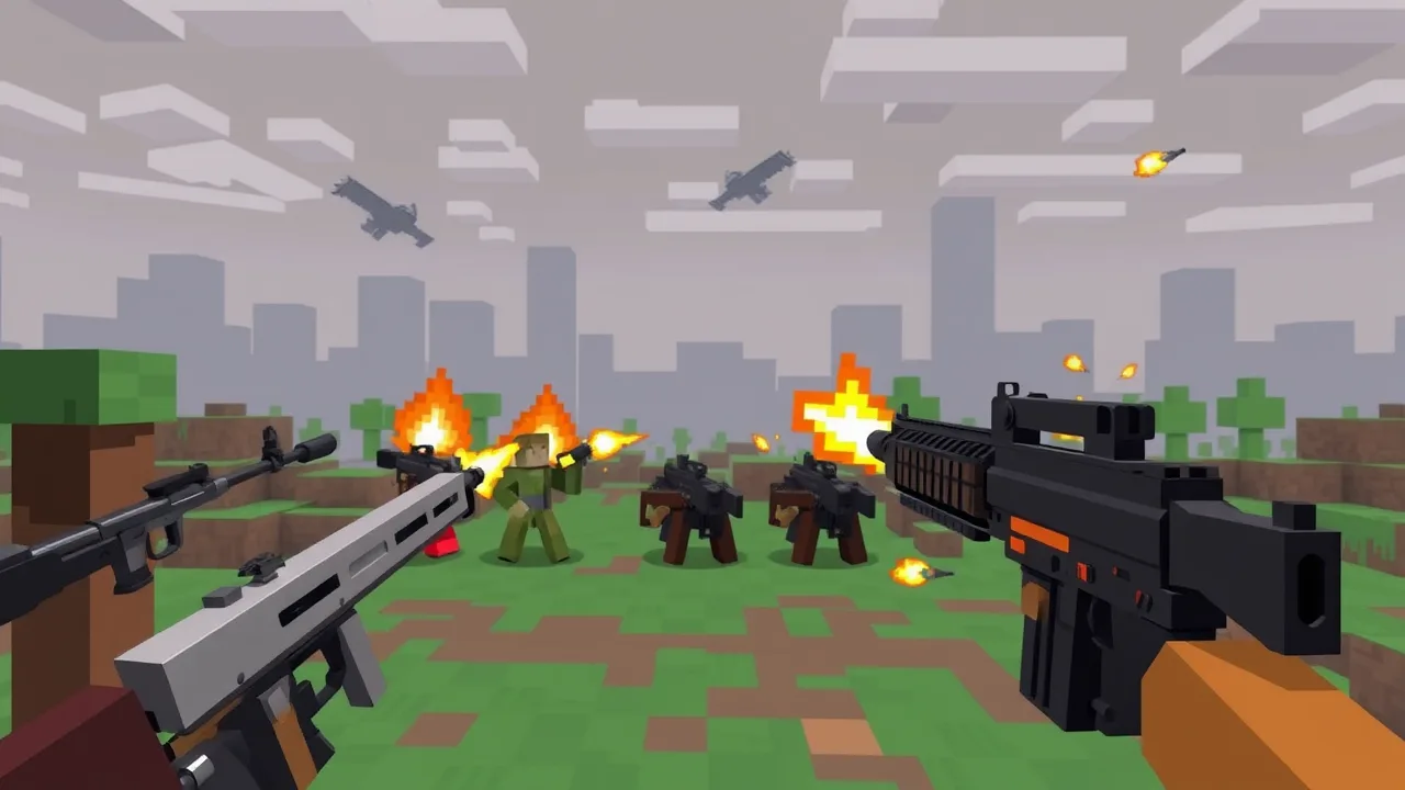 Pixel Gun Apocalypse Unblocked Free Browser Shooter image