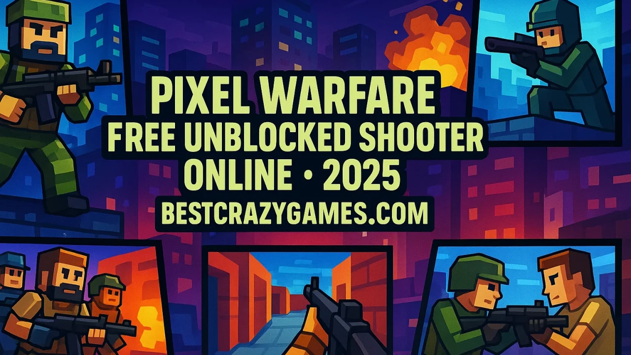 Pixel warfare free unblocked shooter online