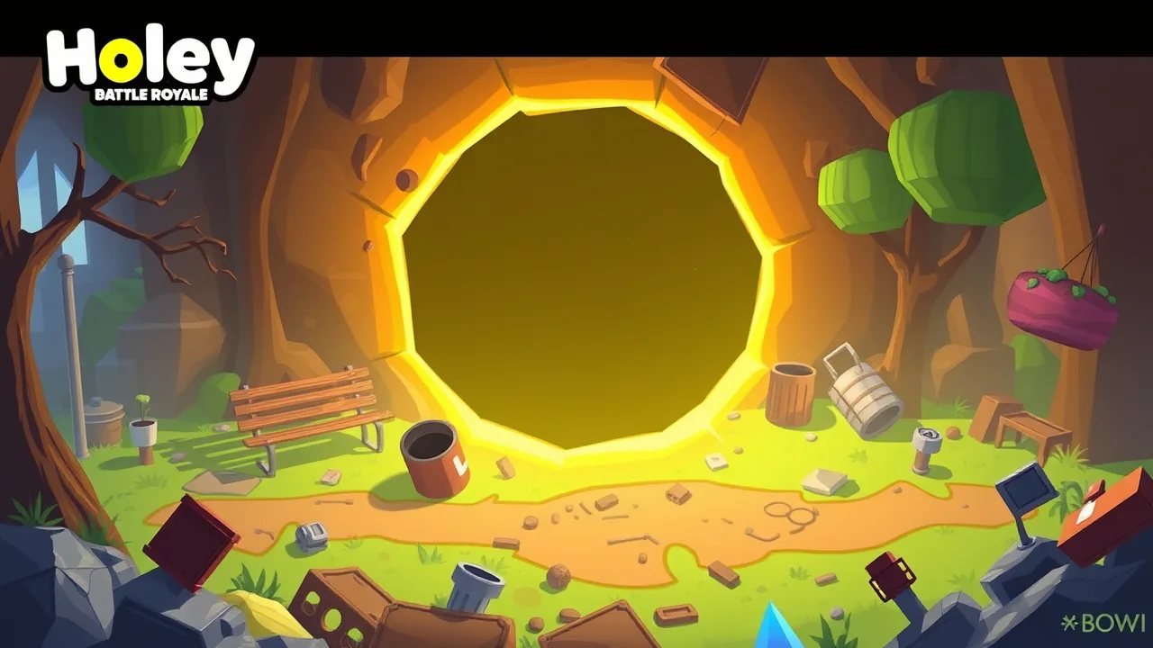 Play Holey Battle Royale: The Ultimate Survival Hole Challenge