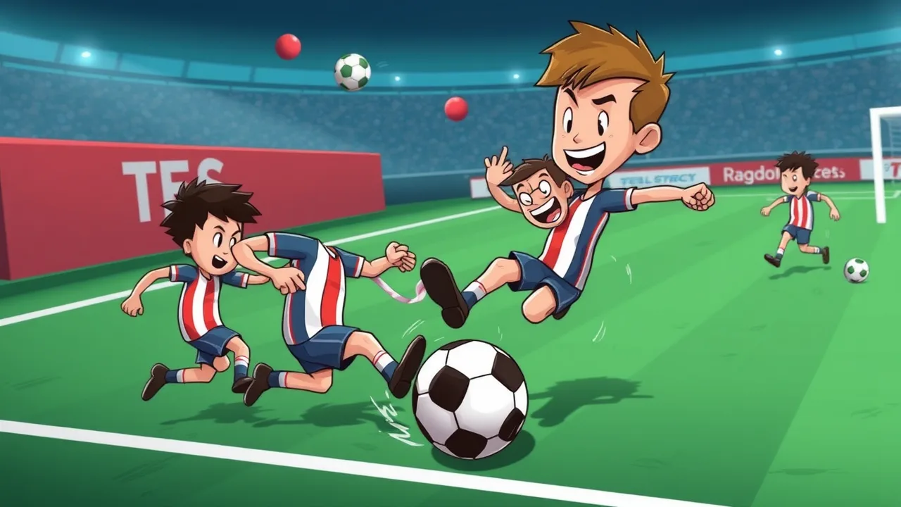 Ragdoll soccer unblocked free browser chaos image
