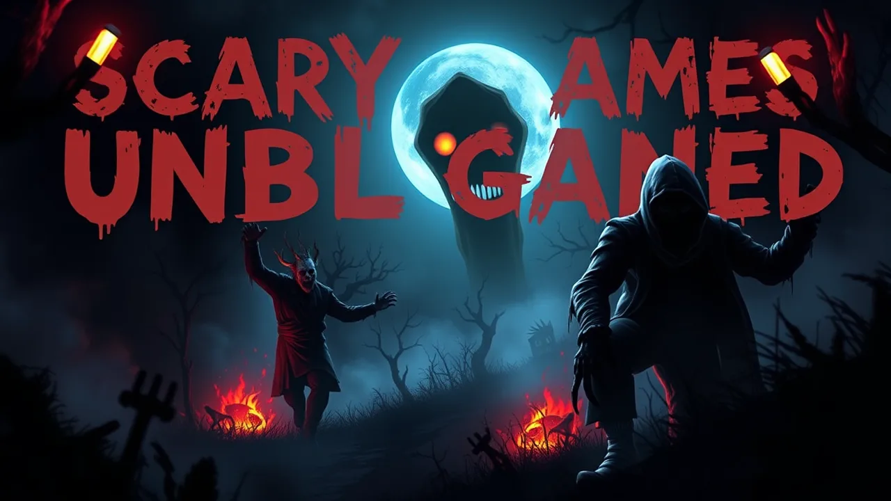 Scary games unblocked you can play right now without downloads image