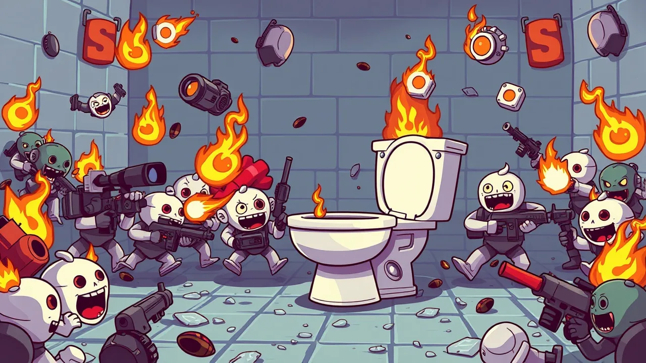 skibidi toilet unblocked — chaotic survival that actually slaps image