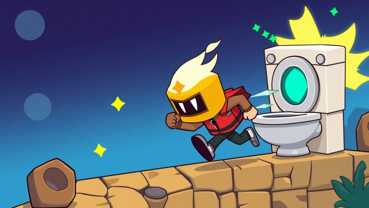 Sprint, loot, and survive with skibidi toilet games unblocked in fast browser runs image