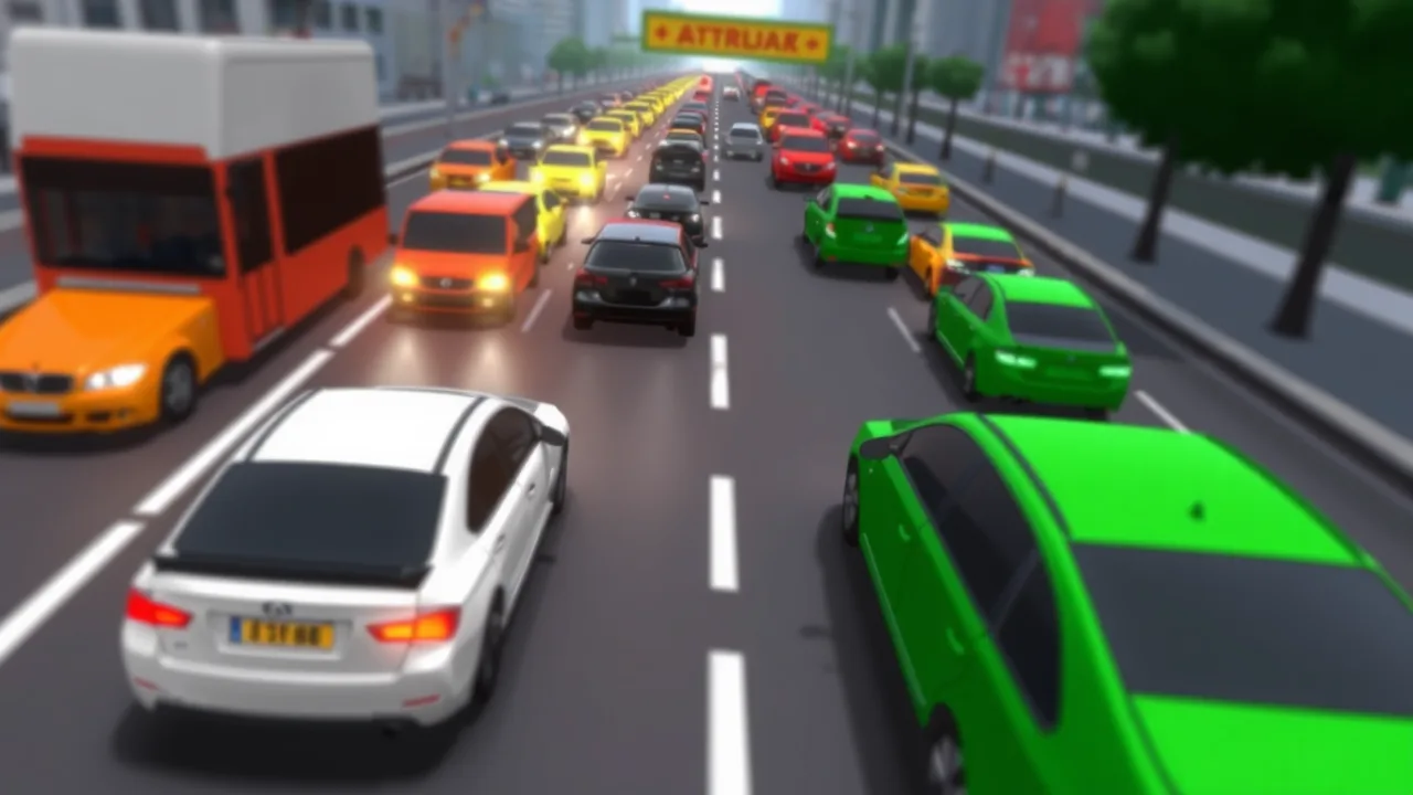 Traffic Jam Unblocked: Clear the Chaos in Traffic Jam 3D image