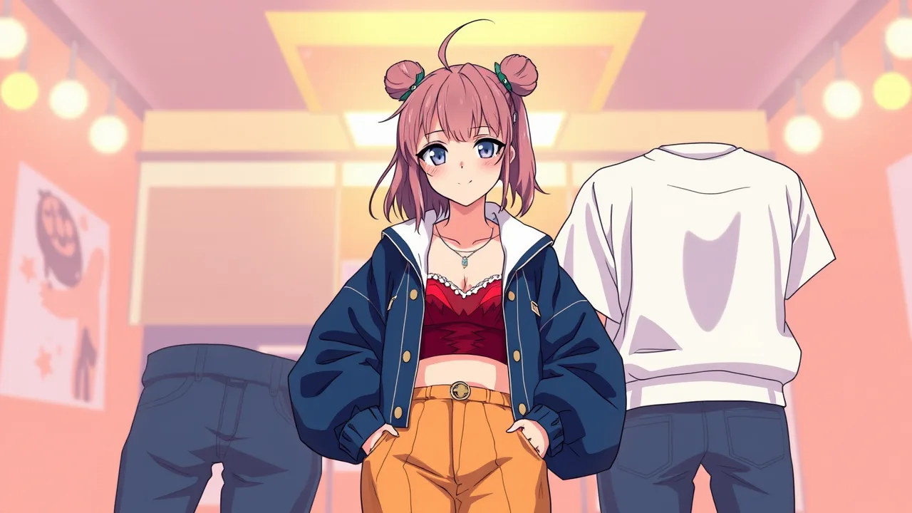 Vintage 2000s Fashion Meets Anime Dress-Up in Gaming image