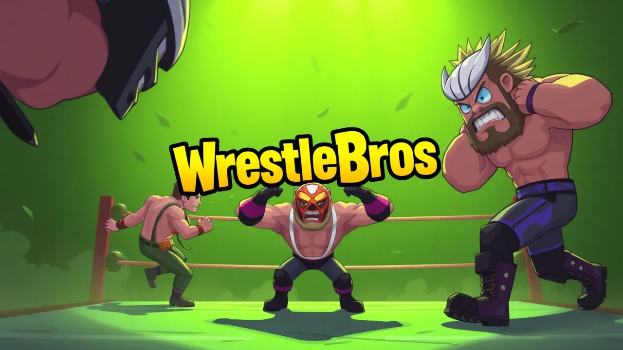 WrestleBros Unblocked Free Browser Brawling Fun image