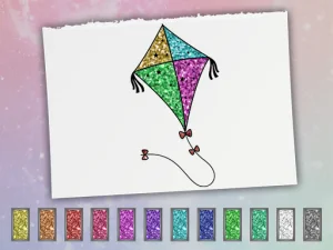 Glitter Toys Coloring Book image
