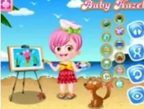 Baby Hazel Artist Dressup image