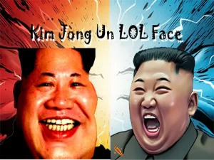 Kim Jong Un LOL Face image