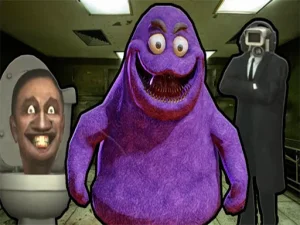 Grimace Shake Escape Skibidi and Cameraman image
