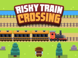 Risky Train Crossing image