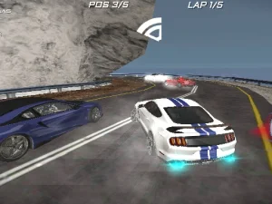 American Supercar Test Driving 3D image