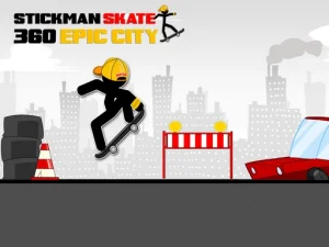 Stickman Skate 360 Epic City image