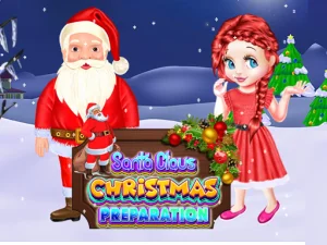 image bg Santa Claus Christmas Preparation