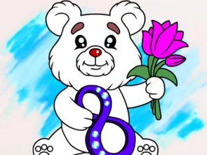 March Coloring Book image