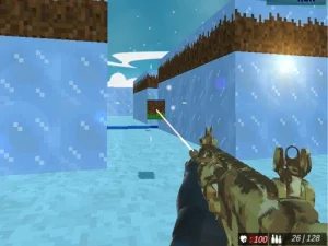 Blocky Swat Shooting IceWorld image