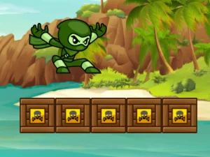 Green Ninja Run image