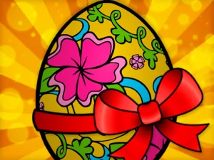 Handmade Easter Eggs Coloring Book image