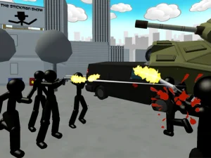 Stickman City Shooting 3D image