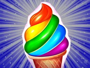 Frosty Ice Cream! Icy dessert image