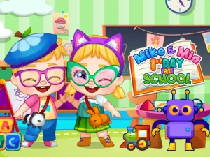 Mike And Mia 1st Day At School image