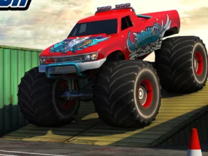 Truck Parking 3d image