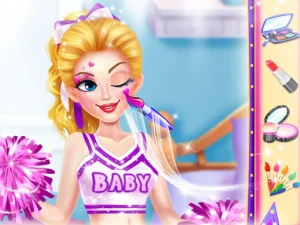 image bg Vampire Princess Cheerleader Girl